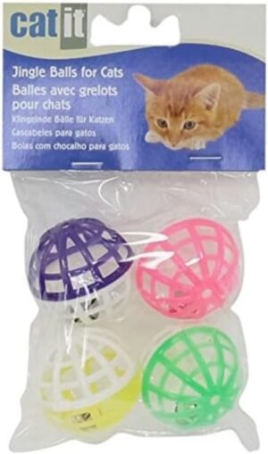 Catit 51403 Jingle Balls, 4-Piece, ...