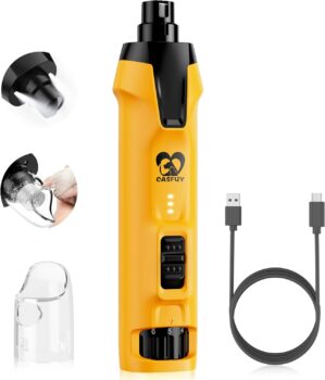 Casfuy 6-Speed Dog Nail Grinder –...