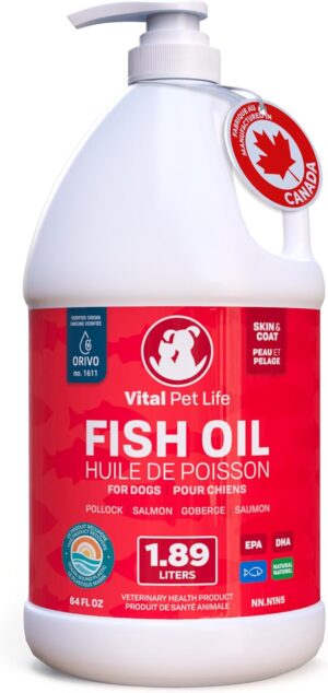 Fish Oil for Dogs 1.89 L – He...