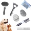 Dog and Cat Grooming Brush Shedding...