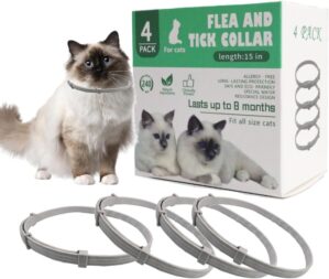 Cats Collars- 4PcsAdjustable Collar...