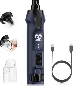 Casfuy 6-Speed Dog Nail Grinder –...