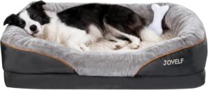 JOYELF Large Memory Foam Dog Bed Or...