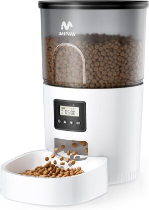 IMIPAW Automatic Cat Feeders, 3L Ti...
