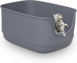 Gefryco Jumbo Cat Litter Box with H...