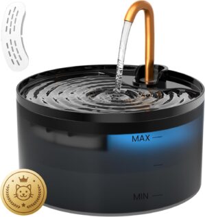 Cat Water Fountain, 71oz/2.1L Cat F...