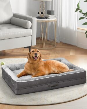 Orthopedic Dog Bed XL, Egg Foam Dog...