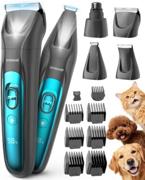 oneisall Quiet Dog Clippers for Gro...
