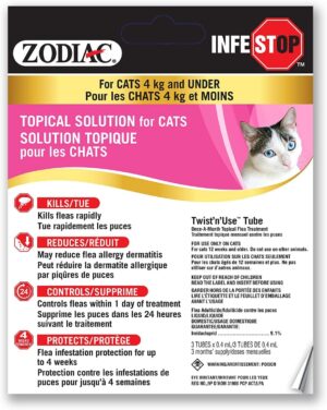 Zodiac Infestop for Cats 4KG and Un...