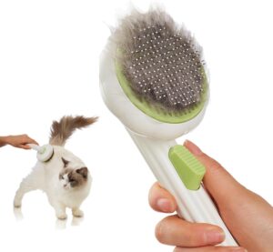 Cat Brush Dog Brush with Release Bu...