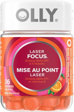 OLLY Laser Focus Gummy, Alpha GPC, ...