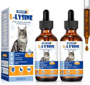 Premium Cat L-Lysine Liquid Drops f...