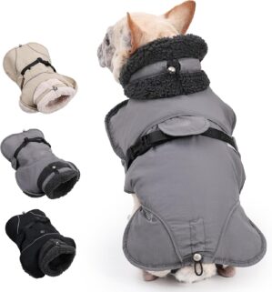 Dog Cold Weather Coats Pet Water-Re...