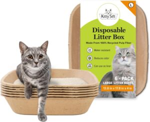 Kitty Sift (6-Pack) Disposable Cat ...