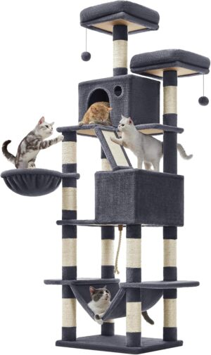 Feandrea Cat Tree, 206 cm Large Cat...