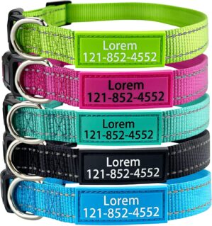 Personalized Dog Collar, Custom ID ...