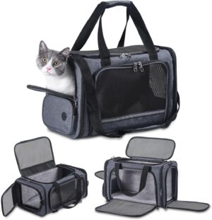 Cat Carrier Pet Travel Carrier by A...