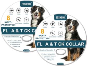 2 Pack Adjustable Collars for Dog, ...