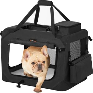 Feandrea Dog Crate, Collapsible Pet...