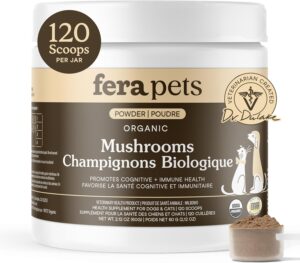 Fera Pets Mushroom Supplement for D...