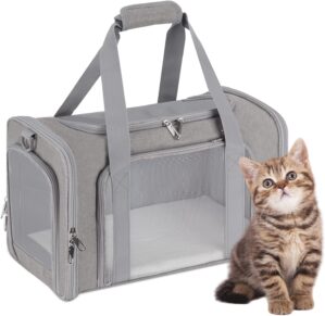 Cat Carrier Bag, Dog Travel Carrier...