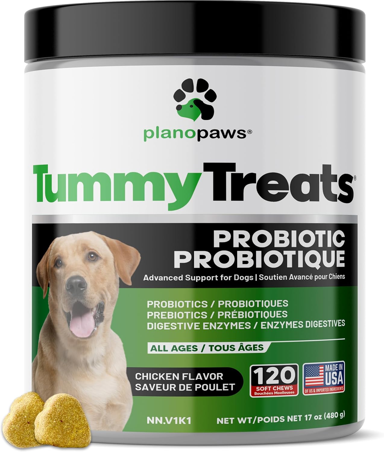Probiotics for Dogs – Digestive Support Soft Chews with Probiotics, Prebiotics & Digestive Enzymes – Daily Dog Supplement for Puppies & Adult Dogs – 120 Count - Image 6