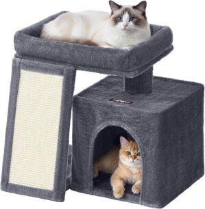Feandrea Small Cat Tree, Cat Tower ...