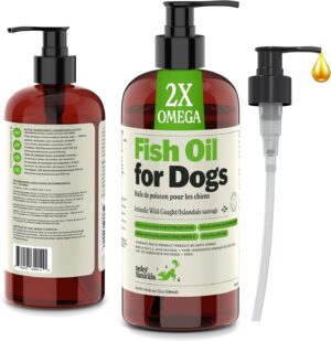 Deley Naturals Fish Oil for Dogs 2X...