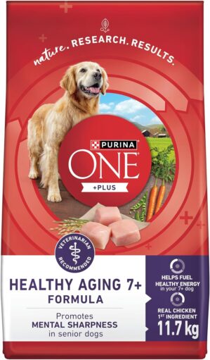 Purina ONE +Plus Senior Dry Dog Foo...