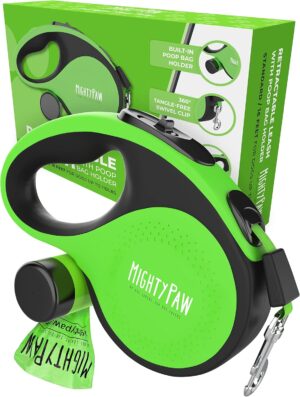 Mighty Paw Retractable Leash with B...