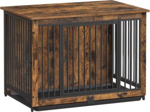 Feandrea Wooden Dog Crate Furniture...