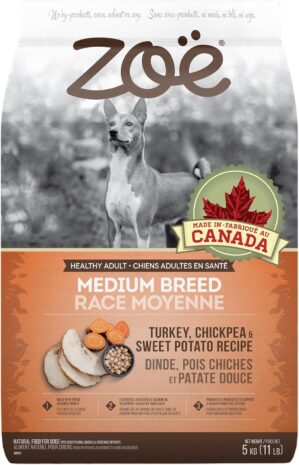 Zoë Dry Dog Food, Medium Breed, Tu...
