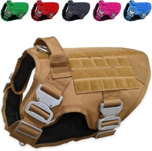 Tactical Dog Harness with Metal Buc...