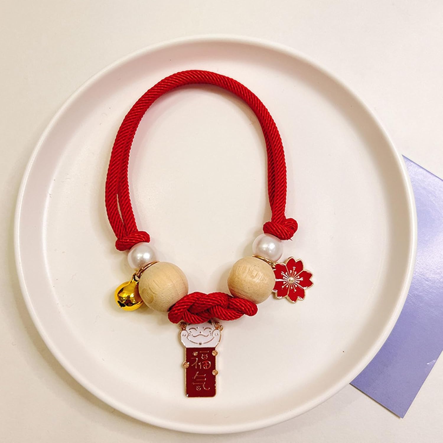 Pet Collars, Camphor Wood Flea Lice Control Collar Adjustment 18-32cm for Cats Dogs, Comfortable AntiFlea Prevention, Repelling Collar (Red S) - Image 2