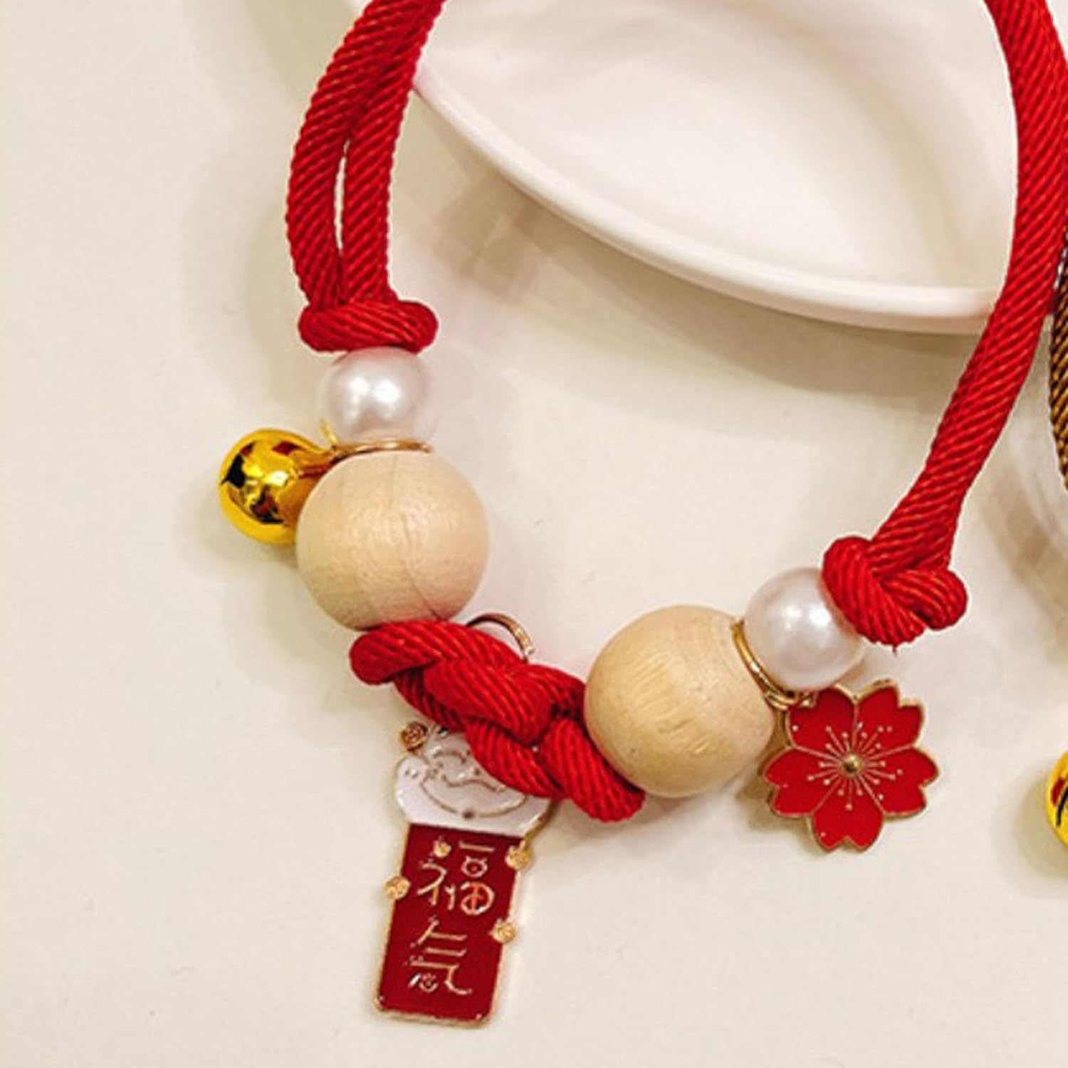 Pet Collars, Camphor Wood Flea Lice Control Collar Adjustment 18-32cm for Cats Dogs, Comfortable AntiFlea Prevention, Repelling Collar (Red S) - Image 4