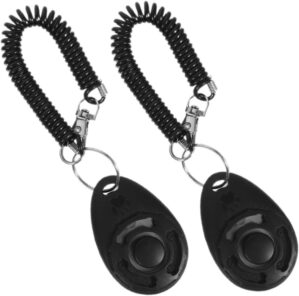 2pcs Dog Training Clicker Wrist Str...