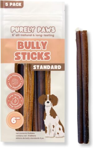 Natural Bully Sticks for Dogs – L...