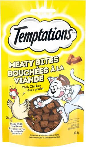 TEMPTATIONS Meaty Bites Cat Treats ...