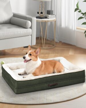 Orthopedic Dog Bed Large, Waterproo...
