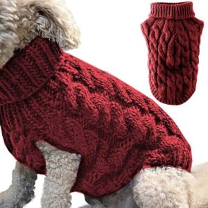 Winmany Pet Dog Turtleneck Knitting...