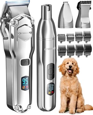 oneisall Dog Grooming Clippers Thic...
