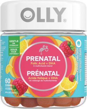 OLLY Prenatal Gummy Supplement with...