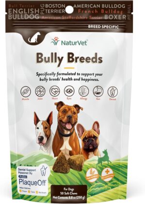 NaturVet Bulldog Breed Supplement- ...