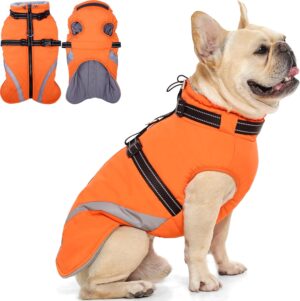 QBLEEV Dog Coat for Medium Dogs, Wa...