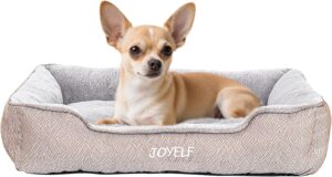 JOYELF Dog Bed Washable Calming Pet...