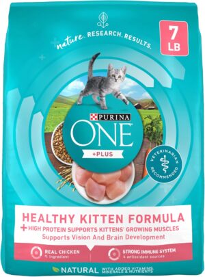 Purina ONE Dry Cat Food, Healthy Ki...