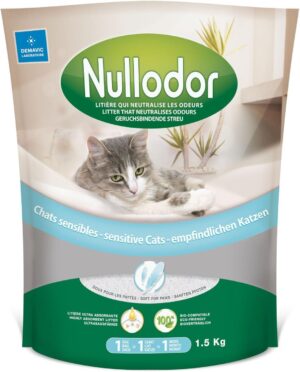 Nullodor Litière en Silice pour Ch...