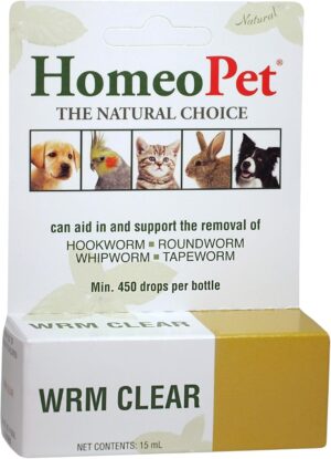 Homeopet H4714 Worm Clear, 15 ml