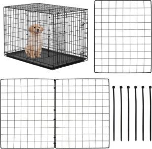 2PCS Dog Crate Divider Panel with T...