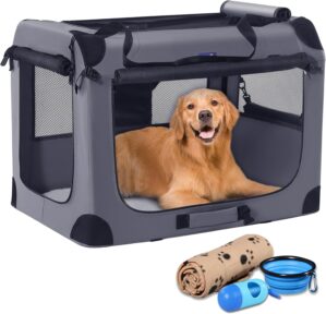 Petprsco 40 Inch Collapsible Dog Cr...